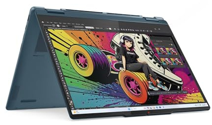 Lenovo Yoga 7 14AKP10 14 2-in-1 Laptop | AMD Ryzen AI 7 350 | 24GB RAM | 1TB SSD | OLED Touchscreen Display | Wndows 11 Home | Blue