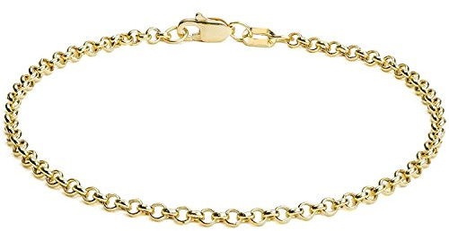 PRINS JEWELS Erbsarmband Rolo link 14 Karat / 585 Gelbgold Breite 2.70 mm