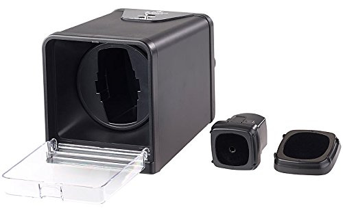 St. Leonhard Uhrenbox Automatik: Uhrenbeweger für Automatik-Armbanduhren, Drehrichtung & Dauer wählbar (Uhrenbox mit Uhrenbeweger, Uhrenwender, Armbanduhr)