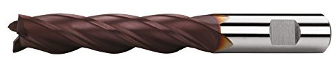 HSS-Co8 PROFI Schaftfräser DIN 844, Typ N, TIALN-beschichtet, Lang(16,0 mm)