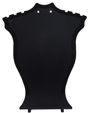 non-brand Schmuckbüste Schmuckständer Schmuckhalter für Ketten Kettenhalter, Schwarz