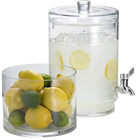 Aprilhp Distributeur de Boissons avec Robinet, Fontaine Cocktail, avec Capacité 7.5L, Idéal pour vos été Punch