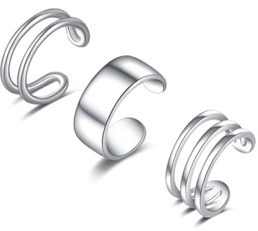SLUYNZ Ohrringe aus massivem 925er Sterling Silber für Frauen, Knorpelohrringe, Dreifachohrringe, Helixohrringe, Ohrringe für Herren, Silber
