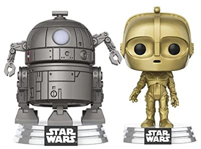 Funko Pop! Disney: Star Wars Concept - C-3PO & R2-D2 (Exclusively at Disney) 2-Pack Bobble-Heads Vinyl Figures