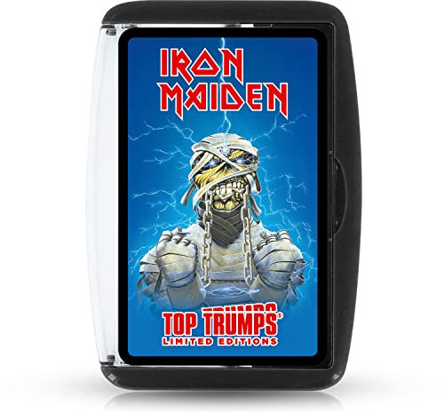 Top Trumps Iron Maiden Limited Edition Card Game, Relive the music history with 30 of their greatest albums, singles and tours, great gift for Iron Maiden fans aged 18 plus