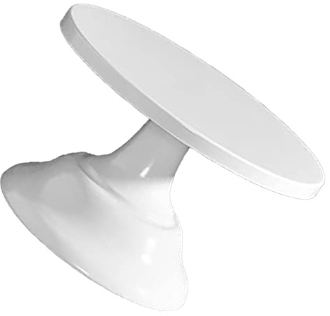 Tortenständer aus Metall, Hochzeitstortenständer Kleines Weiß - Dessertständer Langlebig mit Anti-Rutsch Basis für Hochzeiten, Geburtstage, Baby Shower