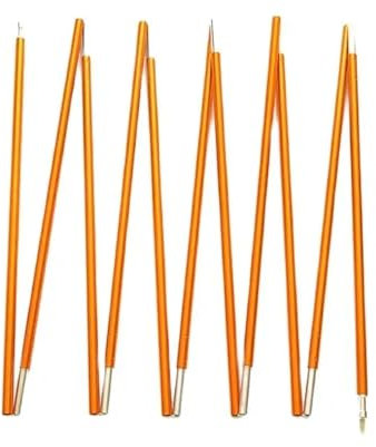 OZLCUA Sonnensegel Mast 1 stücke Zeltstange 8,5/9,5/11mm Camping Aluminiumlegierung Zeltstange 360/400/440 cm Zubehör Camping Essential Zubehör Zelt-Campingstange(8.5 mm 360cm)