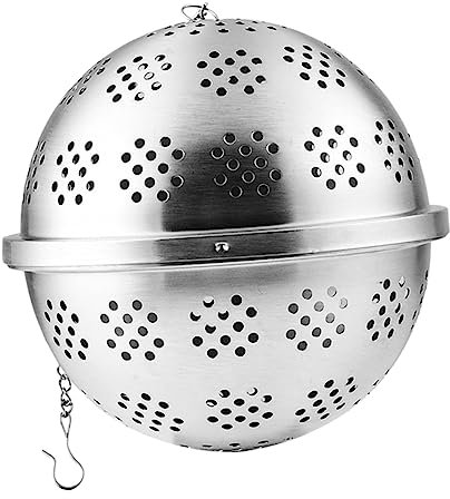 Hoement Boule à Thé Acier Inoxydable Infuseur à Épices Avec Chaîne Et Pour Filtrer Thé Et Assaisonnements Pour Tasses Et Théières