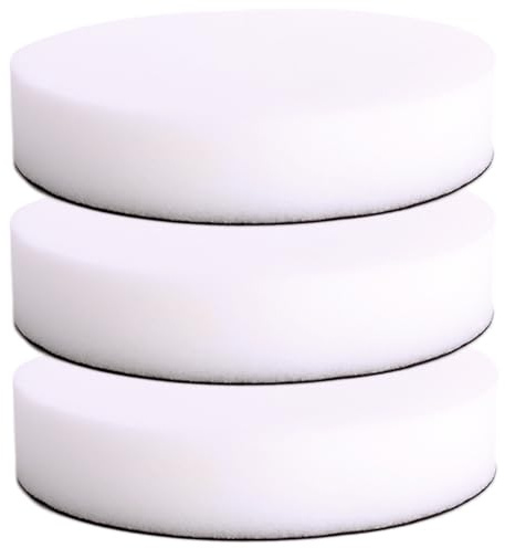 Vossner® Polierschwamm weiß Soft 180mm 37mm Kletthaftung für Poliermaschine (20)