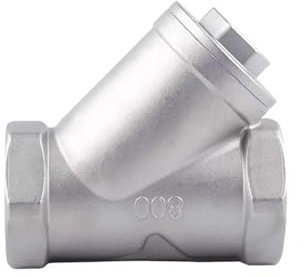 REIUAFWYGV 1/4 3/8 1/2 3/4 1 1-1/4 1-1/2 2 Female Inline Y Mesh Strainer Threads SS304 Stainless Steel Filter Valve(DN65)
