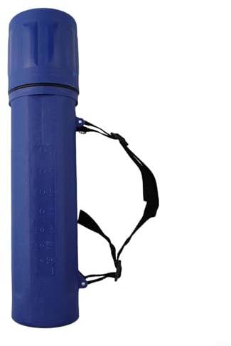 Hasaller Tube de rangement pour tige de soudage, support d'électrode MMA de 350 mm de long, conteneur de rangement portable pour électrode MMA avec clip de transport, sangle de transport, indicateur