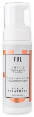 FUL Detox Scalp Treatment : Purifying scalp moisturiser serum that paves the way for nourishing hair growth. Can accompany shampoo , conditioner and mask routines or be used separately 2 times a week
