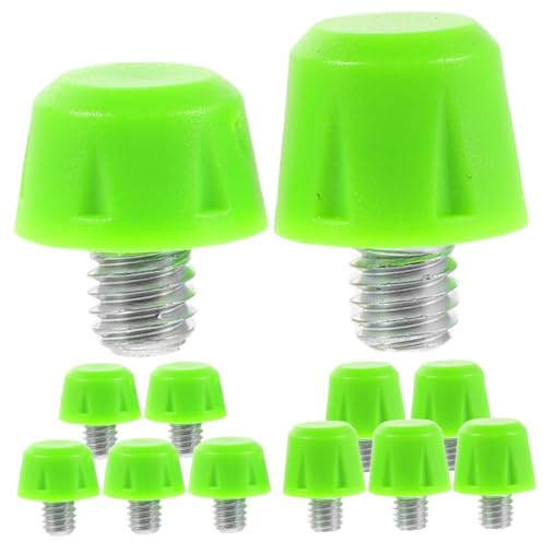 ibasenice 12 Pièces Crampons à Vis pour Chaussures de Football Accessoires Anti-dérapants Plastique Amélioration Traction et Stabilité pour Terrain Gazon et Multisurface