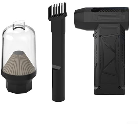 Jotekonoby Aspirateur à main sans fil 150 000 tr/min avec ventilateur turbo sans balais 210 W puissant pour voiture