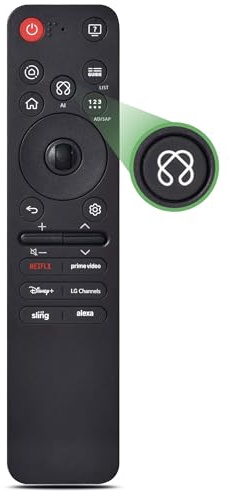 AI Magic Remote for LG Smart TV,Replacement Control for LG 2019-2025 Models,Including OLED, QNED, UHD, LED, LCD,4K,8K,for AN-MR25GA/MR24GA/MR23GA/MR22GA/MR21GA/MR20GA/MR19BA