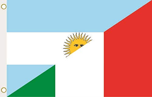 U24 Bandiera Argentina Italia, 90 x 150 cm
