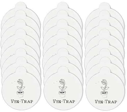 Lot de 24 recharges de Panneau de Colle pour piège à Mouches d'intérieur pour Lampe à moustiques - Compatible avec Katchy, Douhue, Huntingood, Runadi et Autres modèles