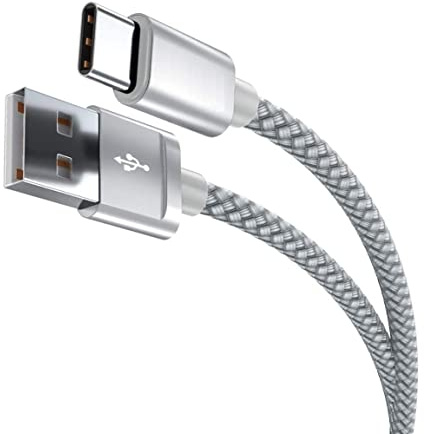 NWNK13 USB C Cable Type C Fast Charging Cable for Samsung A02S A52 5G A72 5G A42 5G A32 5G A51 A41 Nylon Braided Android Phone Charger Lead Wire Sync Cord for S10 S9 S8 S10+ A31 A21 A11