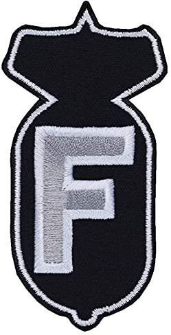 Toppa ricamata da applicare con ferro o cucitura: F-BOMB Patch ricamata | F Bomb Sticker Aufbügler/Amnähen | Immagini divertenti da applicare con il ferro da stiro per tutti i tessuti | 90x45mm