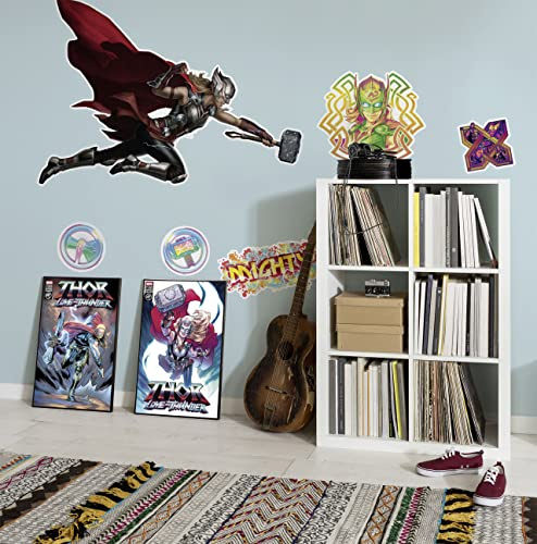 Marvel Wandtattoo - Thor4 - Mighty Jane - Größe 100 x 70 cm - Wandaufkleber, Wandsticker, Kinderzimmer, Thor