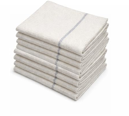 Homeshopa Eco Cleaning Cloths, 12 Pack Anti-Bacterial 100% Recycled Material Large Washable Kitchen Cloth, Reusable Super Absorbent Durable, Suitable for All Floor Cleaning, 40 X 30cm