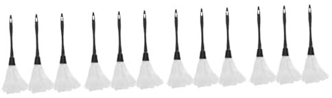 GALPADA 12pezzi Duster Piuma Per Halloween Costume Da Cameriera Accessorio Per Spettacoli Per Ragazzo Ragazza e Pulizia Della Casa Per Feste e Performance