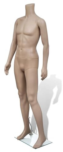 Homgoday Schaufensterpuppe für Herren, ohne Kopf, Dekoration für Innenmöbel für Wohnzimmer, Büro, Schlafzimmer