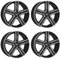 4x Dezent Felgen KG dark 7.0Jx18 ET22 5x112 kompatibel mit BMW X3 X4