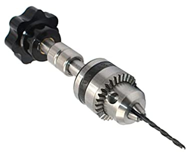 Angoily Trapano Manuale Di Precisione Con 10 Micropunte Hss 0,8-3 Mm, Mandrino in Acciaio Per Foratura Legno, Gioielli, Modellismo e Lavori Fai Da Te