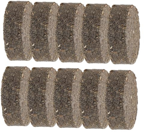 GALPADA 10pcs Charcoal Wood Kindling Camping Firelighter for Outdoor Fireplace Starter Fire Starting Wood Blocks Emergency Survival