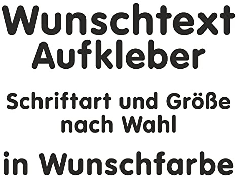 Samunshi® Autoaufkleber Aufkleber selbst gestalten Wunschtext Name Wunschaufkleber Buchstaben - klebt auf glatten Oberflächen - 15cm-160cm Schriftzug Sticker Werbung Tuning Auto Fahrrad Wohnmobil KFZ