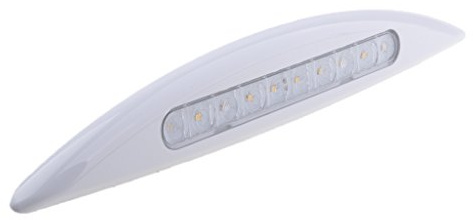 12V LED Lampe d'éclairage de porche extérieur Lampe Lumière d'abris avec Housse de Protection pour véhicules de camping caravanes et camping-cars