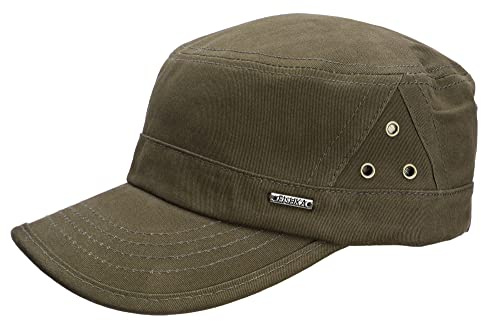 Leoodo Herren Damen Military Army Stil Cap aus Baumwolle verstellbare Sonnen Kappe für Wandern und Sport
