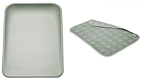 Leander Matty Wickelkissen + Topper in der Farbe sage green