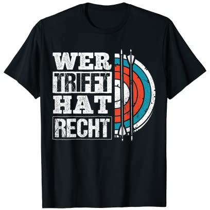 Bogenschütze Bogenschießen Bogensport Geschenk T-Shirt