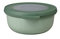 Mepal Multi Bowl Cirqula Round - Mikrowellen Geschir - Geeignet als Luftdichte Aufbewahrungsbox für den Kühlschrank, Mikrowellengeschirr & als Frischhaltedosen - 350 ml - Nordic sage