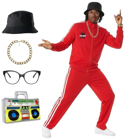 Morph Rappardräkt för män, rappare, rappardräkt, rapparkostym, rappardräkt, rapparkostym, storlek M