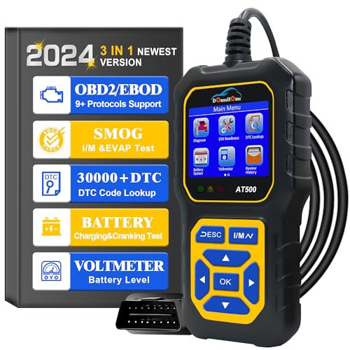 DonosHome Outil de Diagnostic OBD2 Scanner Pour Motor Transmission Outil Diagnostique Voiture Avec Test Actif, Remise à Zéro du Vidange