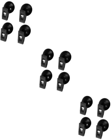 iplusmile 6 Pares Clip montado en el Coche Clips Coche Accesorios Coche acesorios Coche Abrazadera de succión para Auto complementos Coche Clip de Coche Abrazadera de Pasta de Coche