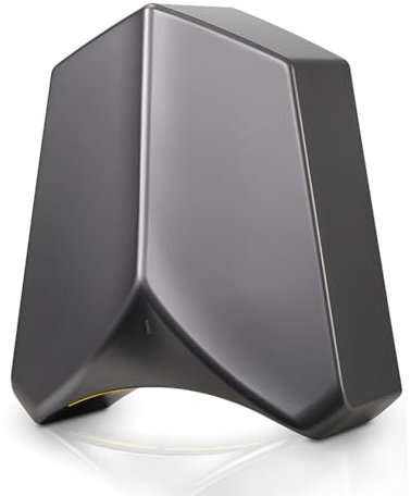 Asciugamani Elettrico, Asciugamani Elettrico a Parete per Bagno Commerciale, Asciugamani a Induzione Completamente Automatico, Asciugatura Rapida 8-10s, Interruttore Aria Calda/Fredda, Basso Rumore A