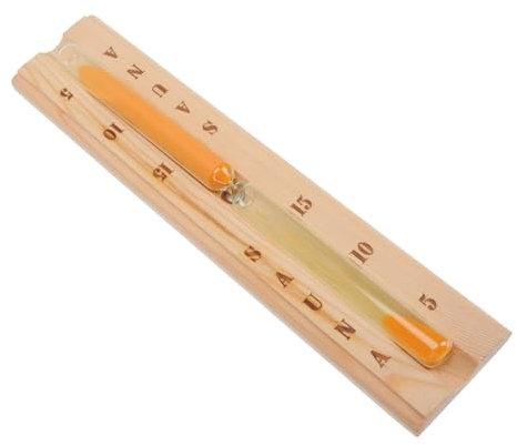 OKUMEYR 1pièce Sauna Hourglass Timer Chronomètre De Spa Et Compteur pour Sauna Utilisation Et Hammam Design Élégant Et Pratique