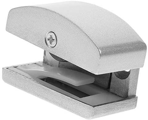 TOBBOMEY Sliding Shower Door Guide for 5-14mm Glass Adjustable Frameless Shower Door Bottom Guide Stopper