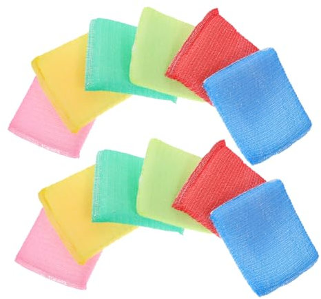 DECORNIJIA 24pièces Éponges De Nettoyage Réutilisables Non Rayantes Nylon De De Cuisine pour Vaisselle Nettoyage Et