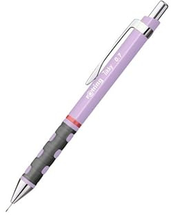 rOtring Tikky Druckbleistift, 0,7 mm, HB, Lila, für Schule, Büro und Zeichnen, ergonomischer Griff, präzises und zuverlässiges Schreiben, 1 Stück
