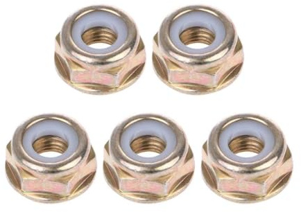 LUJIAXI Head Reverse Thread Nut 5Pcs Trimmer Strimmer Brush Cutter Left Hand Thread Nut Replace