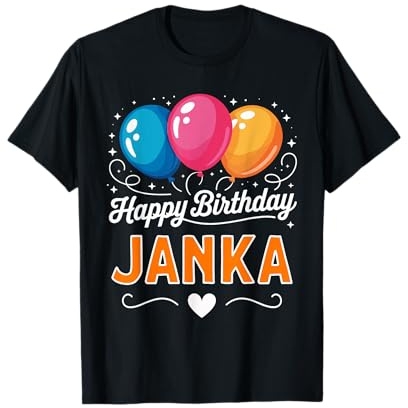 Joyeux Anniversaire en Disant Janka T-Shirt