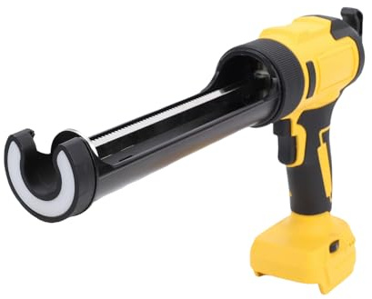 FTVOGUE Cordless Caulking Gun, 6 Variable Speeds with LED Display and Automatic Retraction, for BL1830 BL1850 Battery Professional Sealant Applications