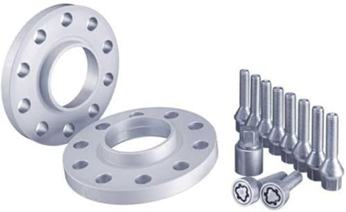 H&R 10mm Spurverbreiterung Spurplatte 5-Loch 112mm LK Kompatibel mit VW Golf 7 Schrägheck 5G1, BQ1, BE1, BE2 Golf 7 Variant BA5, BV5 T-Roc A11 Touran 5T1 TIGUAN AD1