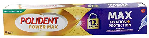 Polident Crème Fixatrice Maximum Contrôle, Pour Prothèses Dentaires Partielles ou Complètes, Embout Précision, Gel crème fixative, 70g