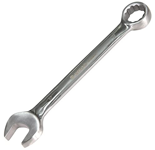 WEDO Llave combinada,Llave combinada, en ángulo,acero inoxidable,tamaño 6mm,Longitud 105mm,Llave fija,resistente a la corrosión,Llaves de carraca,métricas,Estilo de abolladura